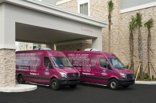 Hampton Inn Miami Airport East shuttlebus